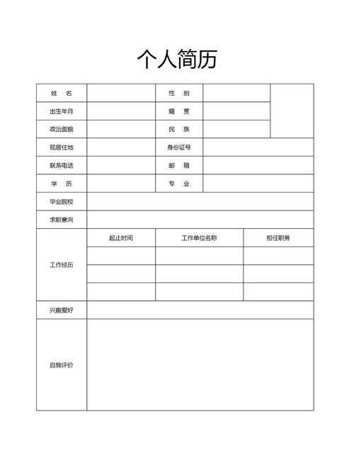 PDF简历填写全攻略:从入门到精通的职场必备技能
