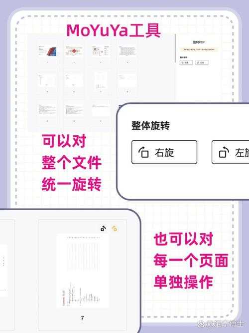 PDF页面旋转终极指南：如何单独旋转PDF中的特定页面而不影响其他内容